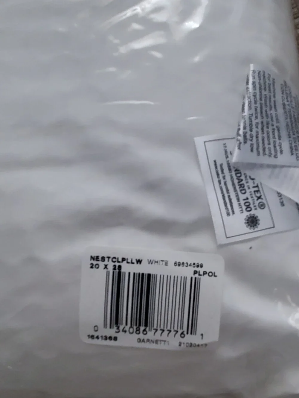 New Nestwell Cool & Comfortable Medium Support White Pillow - Pack of 2